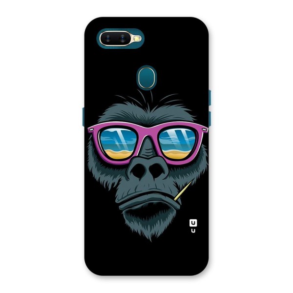 Cool Monkey Beach Sunglasses Back Case for Oppo A12