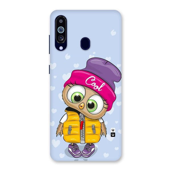 Cool Owl Back Case for Galaxy A60