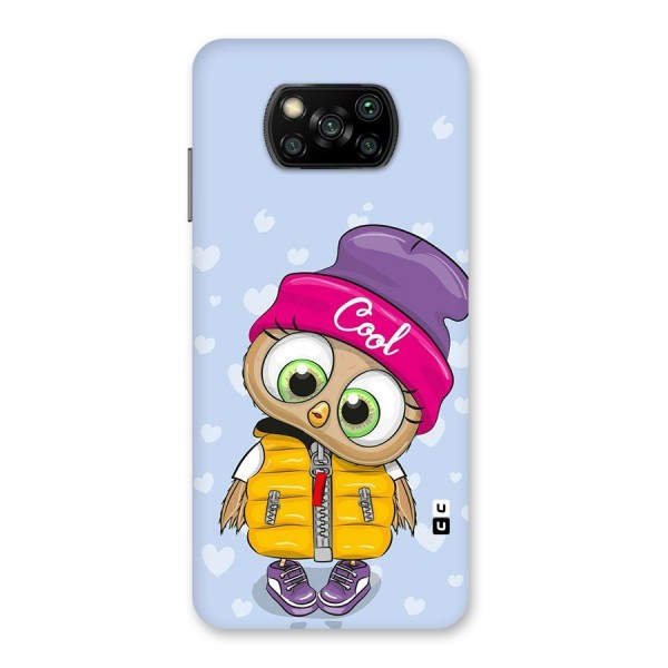 Cool Owl Back Case for Poco X3