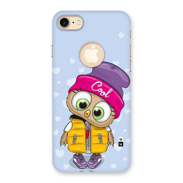 Cool Owl Back Case for iPhone 8 Logo Cut