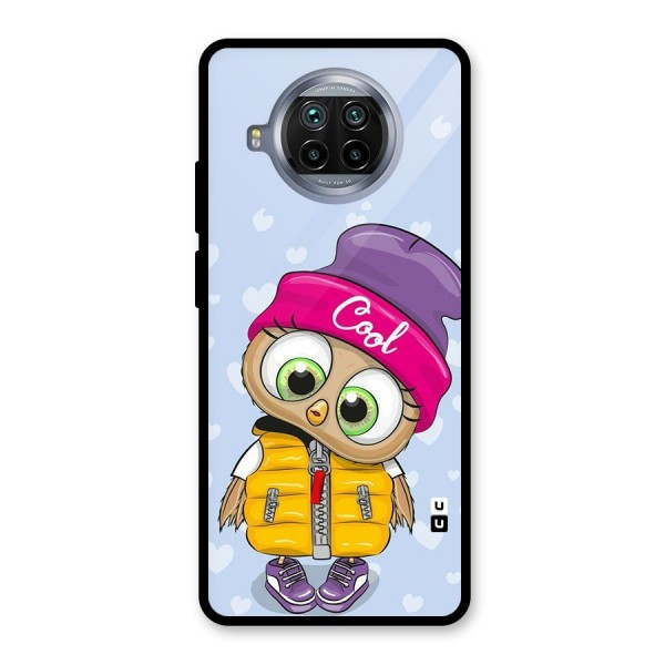 Cool Owl Glass Back Case for Mi 10i