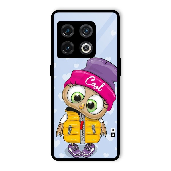 Cool Owl Glass Back Case for OnePlus 10 Pro 5G