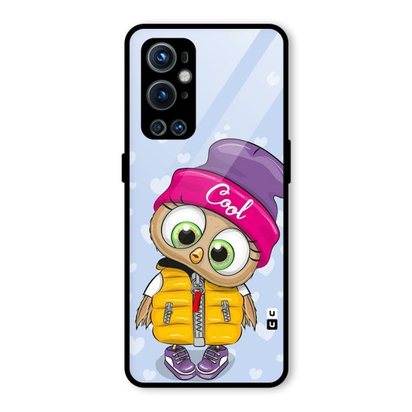 Cool Owl Glass Back Case for OnePlus 9 Pro