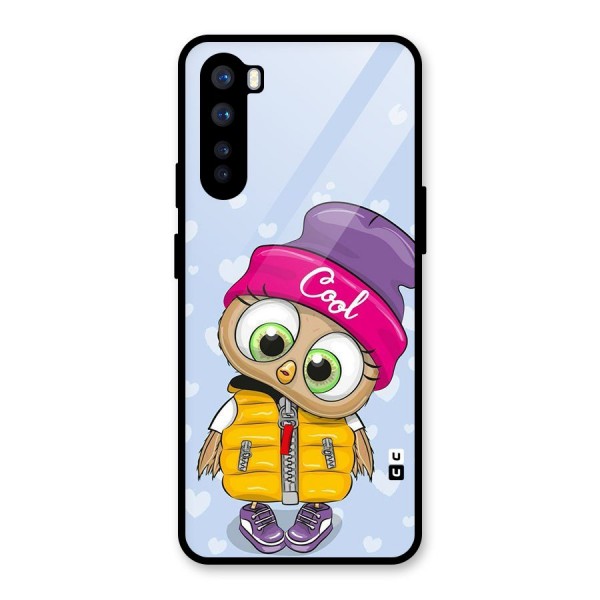 Cool Owl Glass Back Case for OnePlus Nord