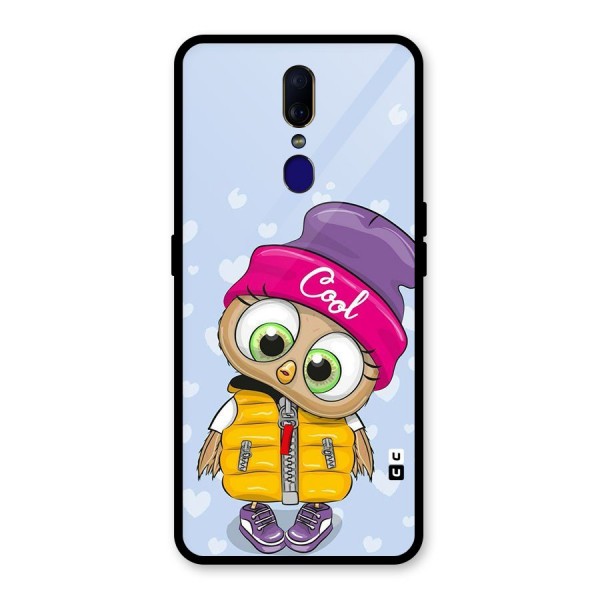 Cool Owl Glass Back Case for Oppo F11