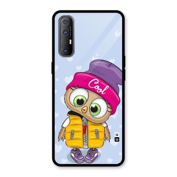 Cool Owl Glass Back Case for Oppo Reno3 Pro