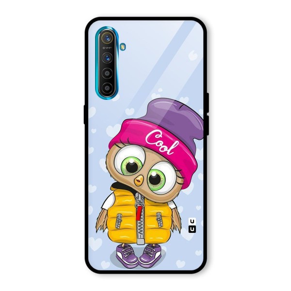 Cool Owl Glass Back Case for Realme XT