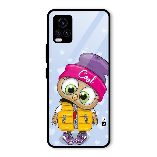 Cool Owl Glass Back Case for Vivo V20