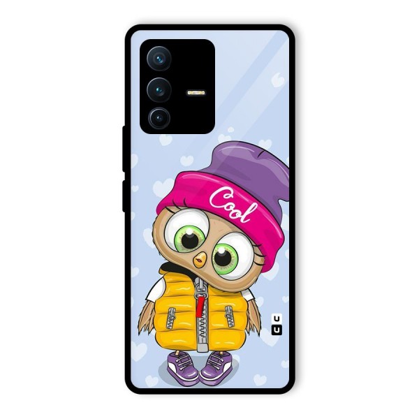 Cool Owl Glass Back Case for Vivo V23 Pro