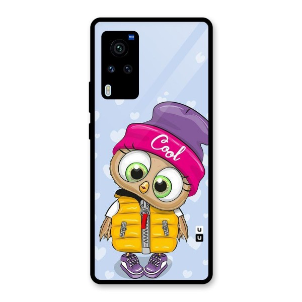 Cool Owl Glass Back Case for Vivo X60 Pro