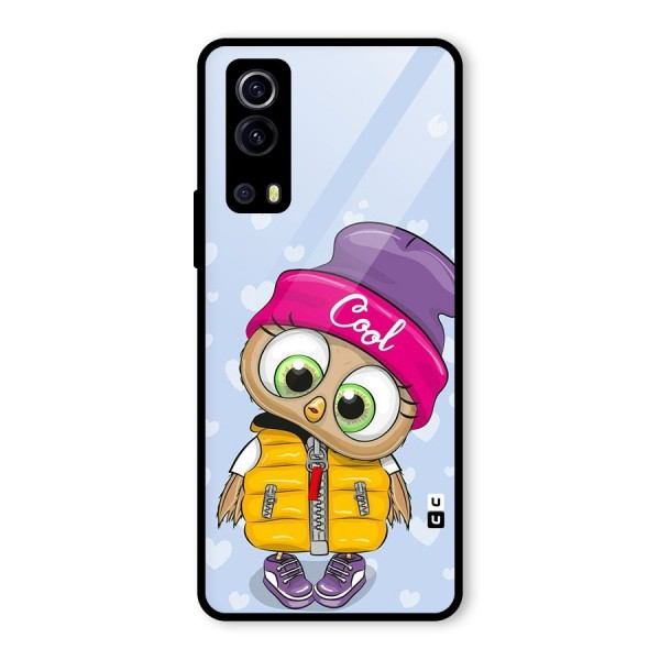 Cool Owl Glass Back Case for Vivo iQOO Z3