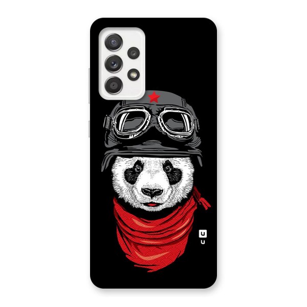 Cool Panda Soldier Art Back Case for Galaxy A52