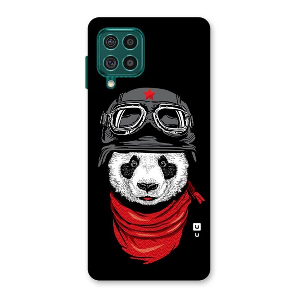 Cool Panda Soldier Art Back Case for Galaxy F62