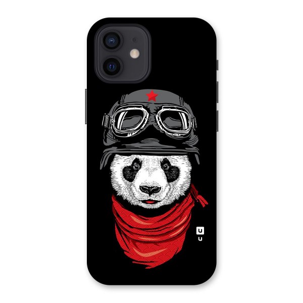 Cool Panda Soldier Art Back Case for iPhone 12