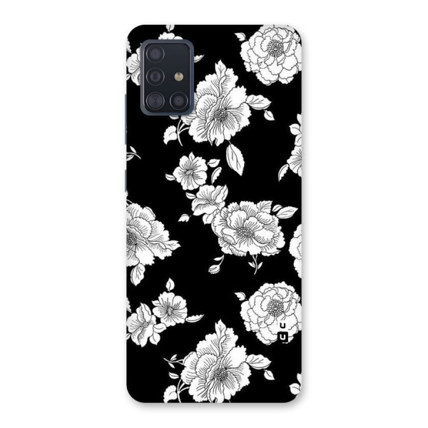 Cool Pattern Flowers Back Case for Galaxy A51