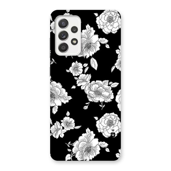 Cool Pattern Flowers Back Case for Galaxy A52