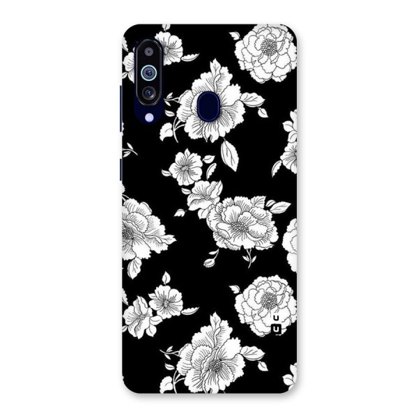 Cool Pattern Flowers Back Case for Galaxy A60