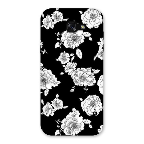 Cool Pattern Flowers Back Case for Galaxy A7 (2017)