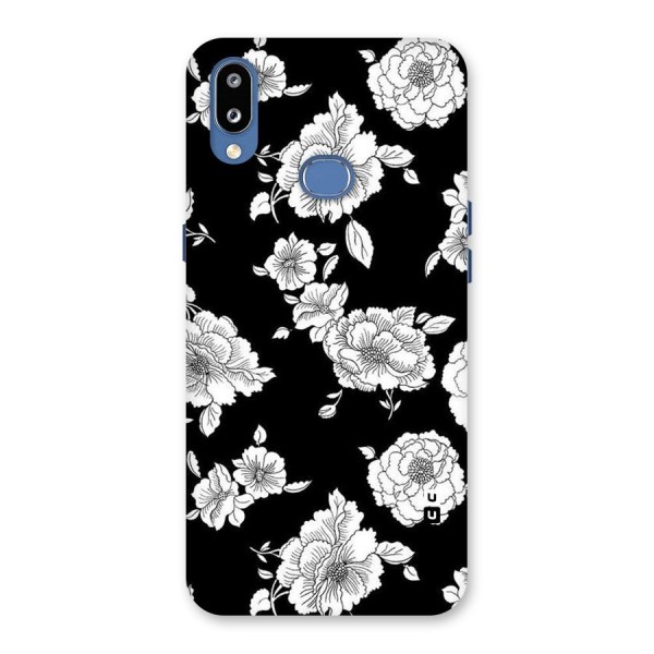 Cool Pattern Flowers Back Case for Galaxy M01s