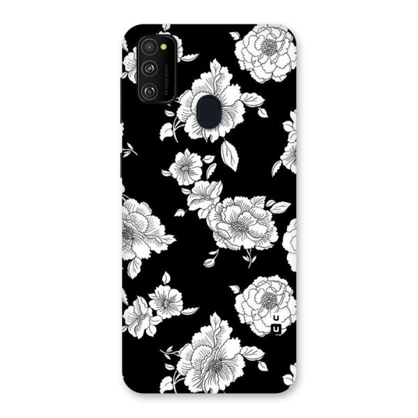 Cool Pattern Flowers Back Case for Galaxy M21