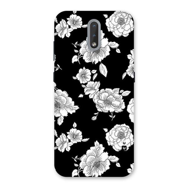 Cool Pattern Flowers Back Case for Nokia 2.3