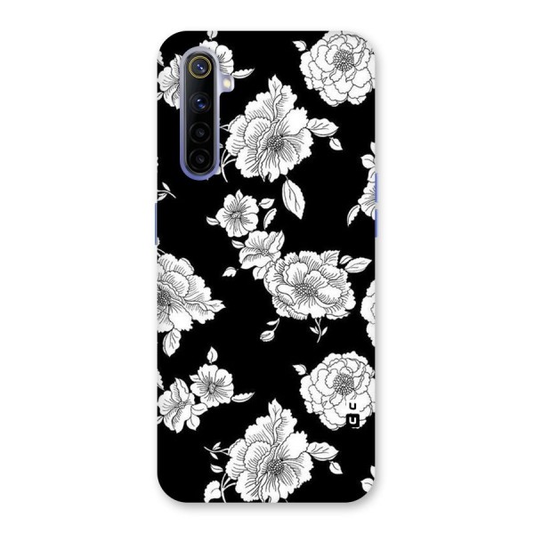 Cool Pattern Flowers Back Case for Realme 6