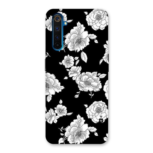 Cool Pattern Flowers Back Case for Realme 6 Pro