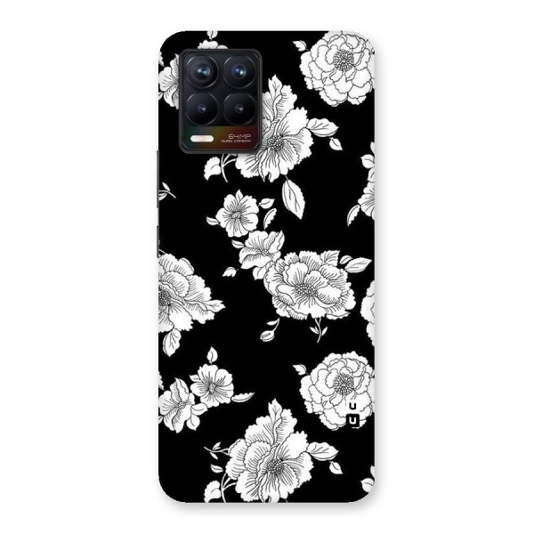 Cool Pattern Flowers Back Case for Realme 8