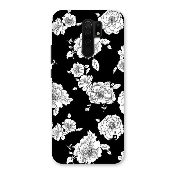 Cool Pattern Flowers Back Case for Redmi 9 Prime