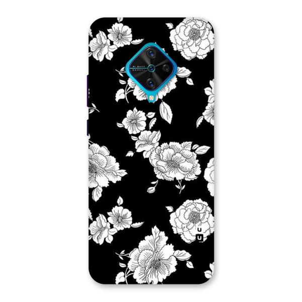 Cool Pattern Flowers Back Case for Vivo S1 Pro