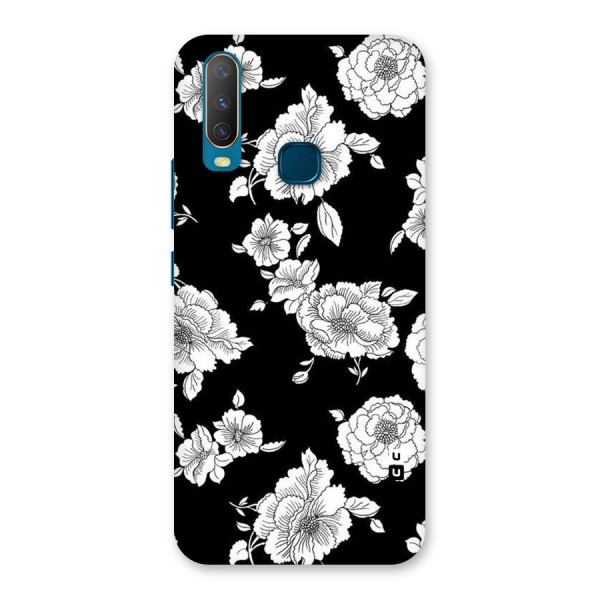 Cool Pattern Flowers Back Case for Vivo U10