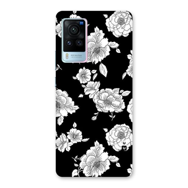 Cool Pattern Flowers Back Case for Vivo X60 Pro