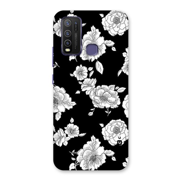 Cool Pattern Flowers Back Case for Vivo Y30