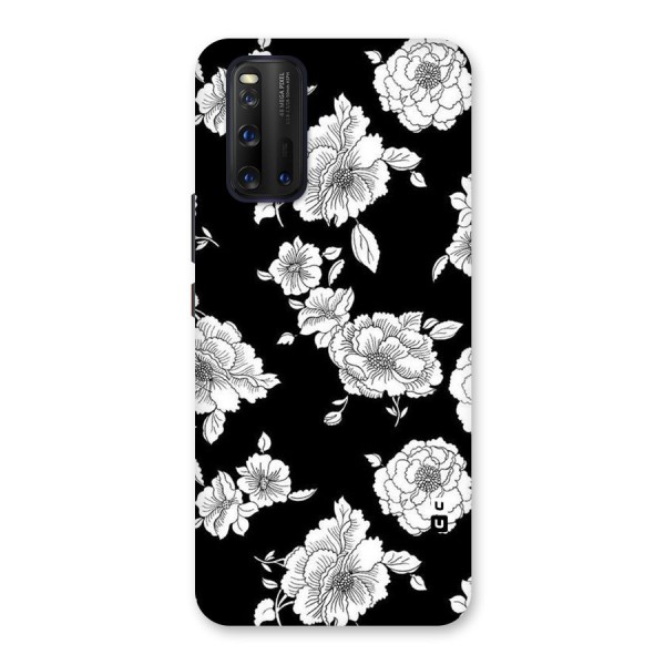 Cool Pattern Flowers Back Case for Vivo iQOO 3