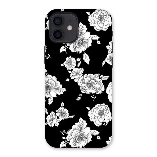 Cool Pattern Flowers Back Case for iPhone 12