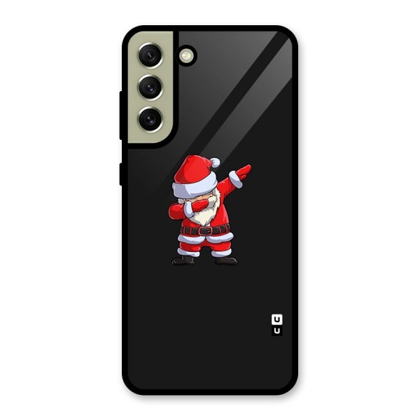 Cool Santa Dab Glass Back Case for Galaxy S21 FE 5G