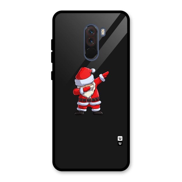 Cool Santa Dab Glass Back Case for Poco F1