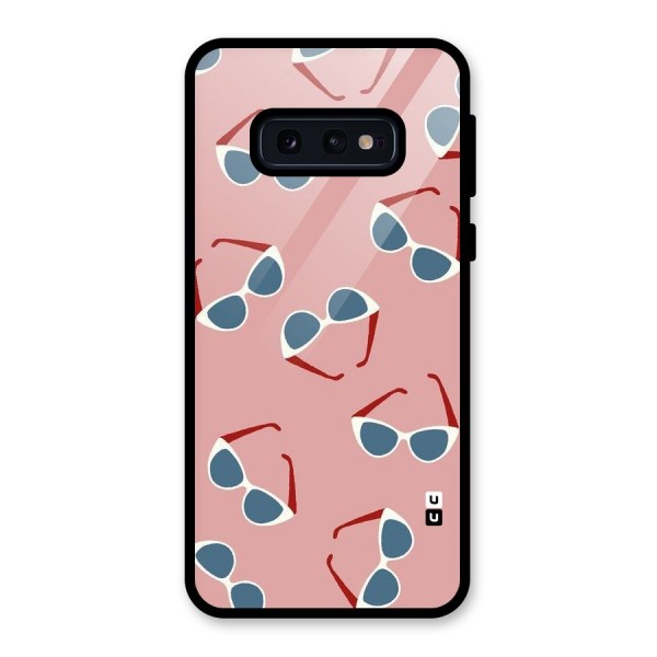 Cool Shades Pattern Glass Back Case for Galaxy S10e