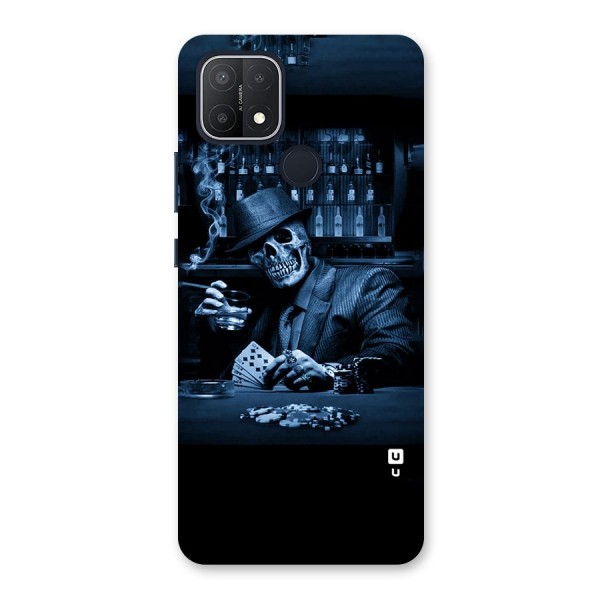 Cool Skull Cards Back Case for Oppo A15s