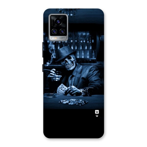 Cool Skull Cards Back Case for Vivo V20 Pro