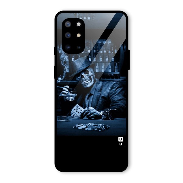 Cool Skull Cards Glass Back Case for OnePlus 8T