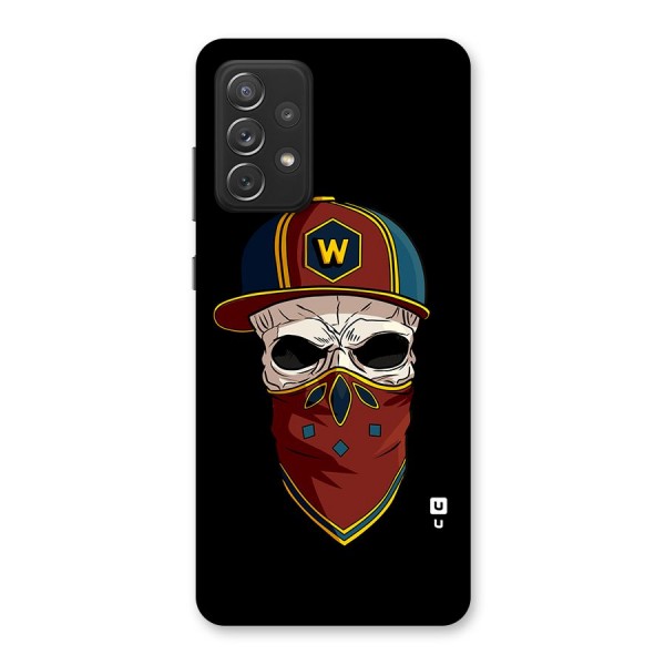 Cool Skull Mask Cap Back Case for Galaxy A72