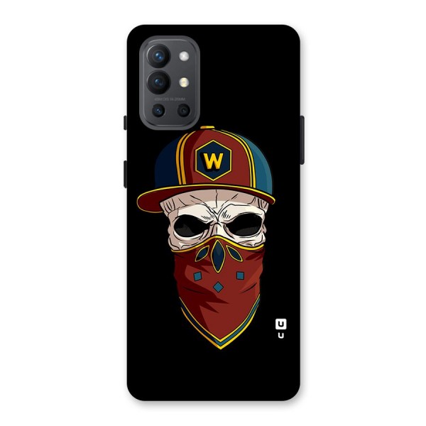 Cool Skull Mask Cap Back Case for OnePlus 9R