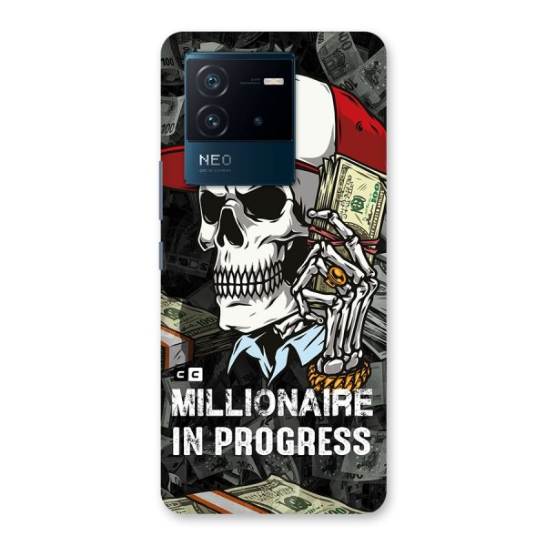 Cool Skull Millionaire In Progress Back Case for Vivo iQOO Neo 6 5G