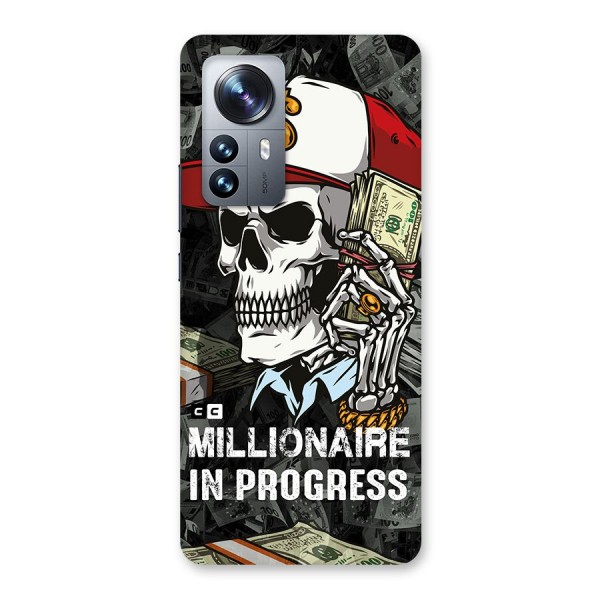 Cool Skull Millionaire In Progress Back Case for Xiaomi 12 Pro