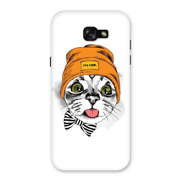 Cool cat Back Case for Galaxy A7 (2017)