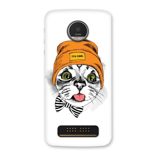 Cool cat Back Case for Moto Z Play