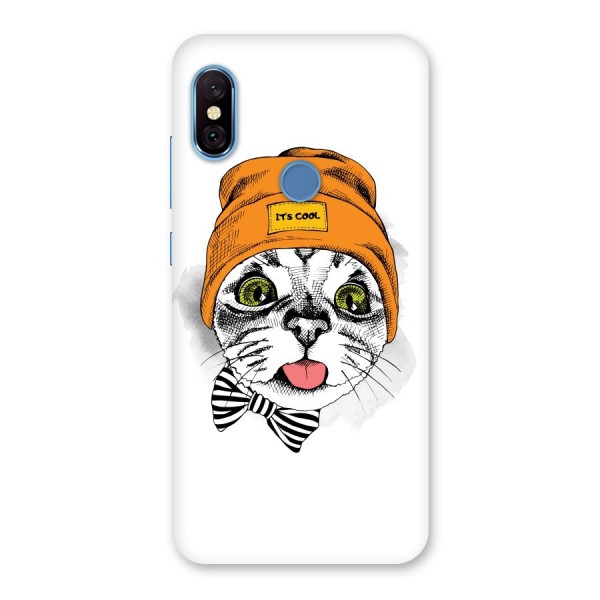 Cool cat Back Case for Redmi Note 6 Pro