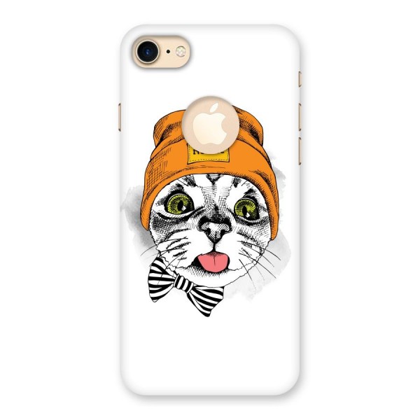 Cool cat Back Case for iPhone 8 Logo Cut