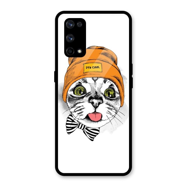 Cool cat Glass Back Case for Realme X7 Pro